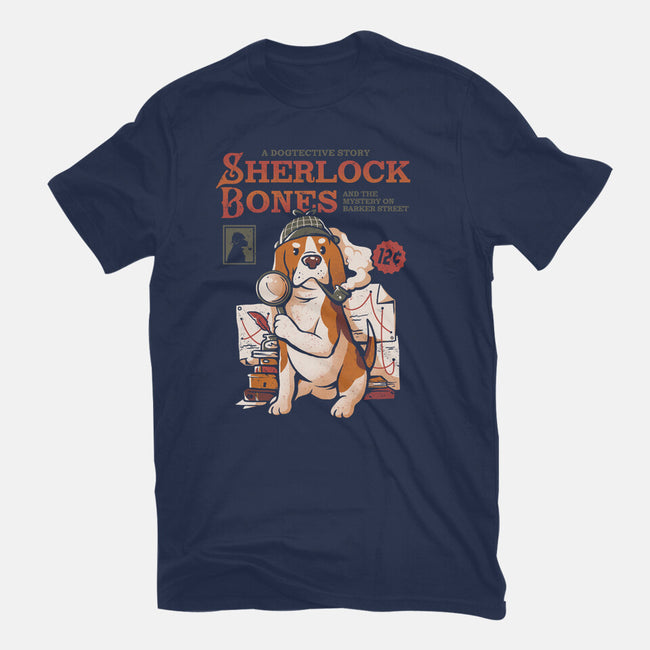 Sherlock Bones-mens basic tee-eduely
