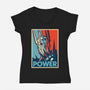 The Lord Of Power-womens v-neck tee-NMdesign