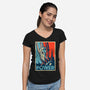 The Lord Of Power-womens v-neck tee-NMdesign