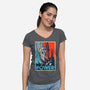 The Lord Of Power-womens v-neck tee-NMdesign