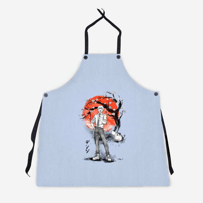 Devil Hunter Ink-unisex kitchen apron-IKILO