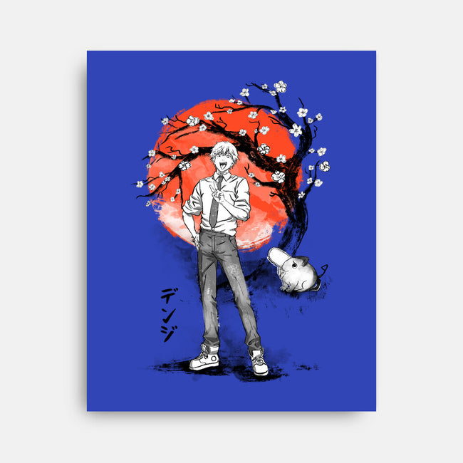 Devil Hunter Ink-none stretched canvas-IKILO
