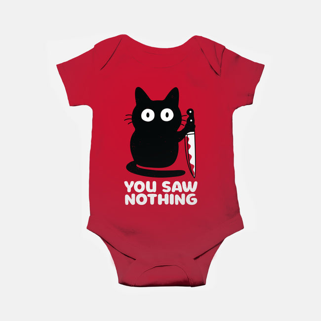 Saw Nothing-baby basic onesie-Xentee