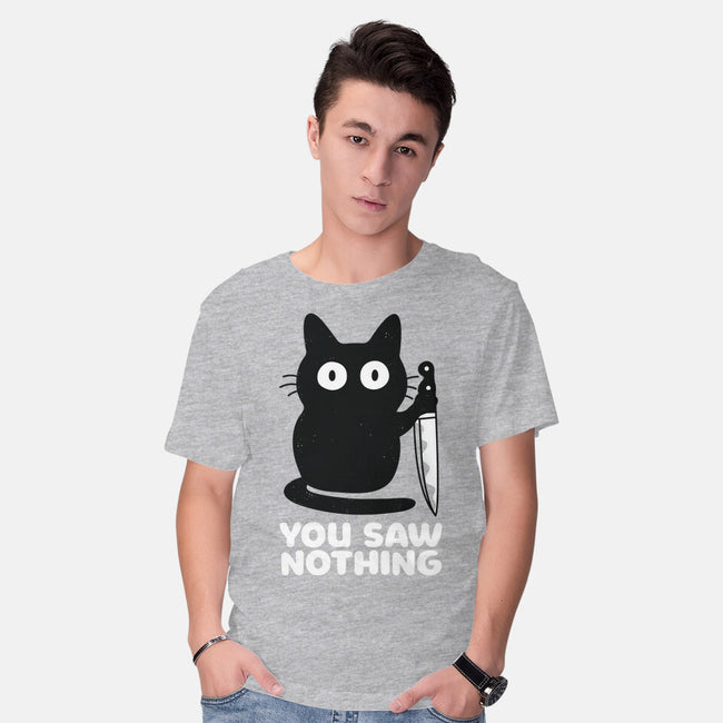 Saw Nothing-mens basic tee-Xentee