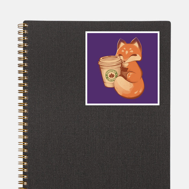 Starfox Coffee-none glossy sticker-ricolaa