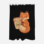 Starfox Coffee-none polyester shower curtain-ricolaa