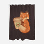 Starfox Coffee-none polyester shower curtain-ricolaa