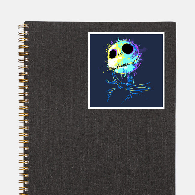 Colorful Skeleton-none glossy sticker-IKILO