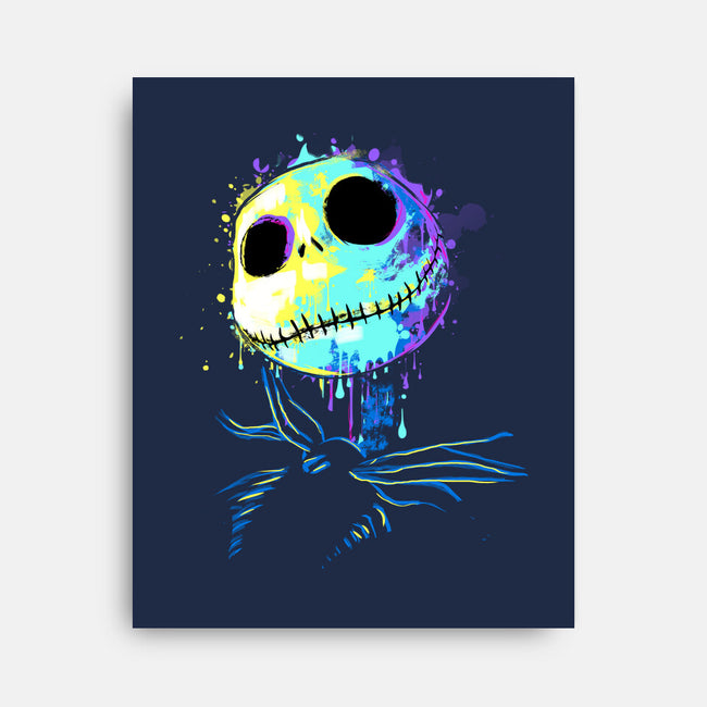 Colorful Skeleton-none stretched canvas-IKILO