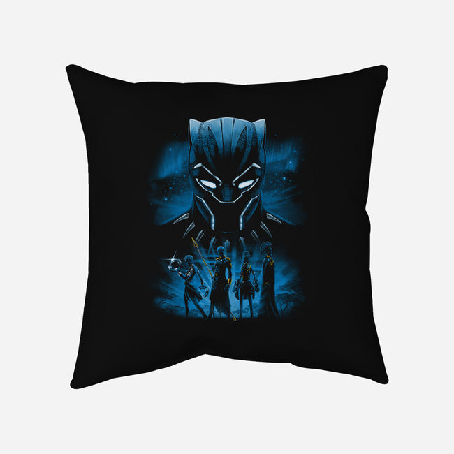 Women Of Wakanda-none removable cover w insert throw pillow-teesgeex