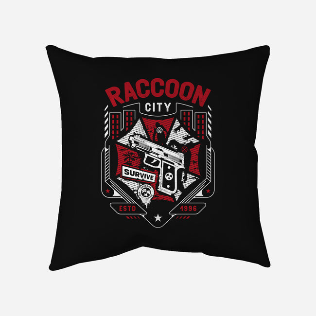 Survival Horror City-none removable cover w insert throw pillow-Logozaste