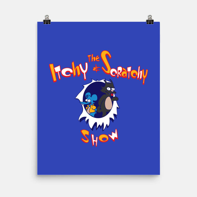 The Itchy And Scratchy Show-none matte poster-dalethesk8er