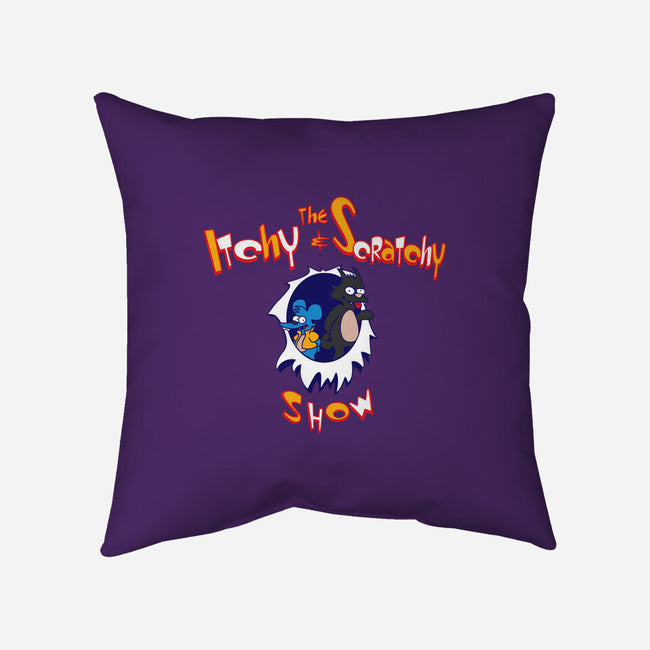 The Itchy And Scratchy Show-none removable cover w insert throw pillow-dalethesk8er