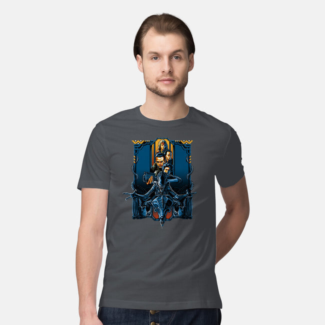 Enter The Aliens-mens premium tee-daobiwan