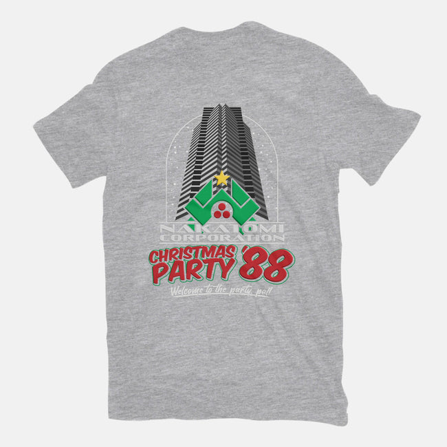 Nakatomi Christmas Party '88-womens fitted tee-RoboMega