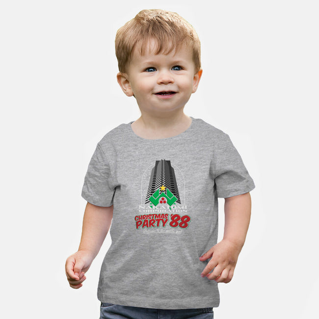 Nakatomi Christmas Party '88-baby basic tee-RoboMega