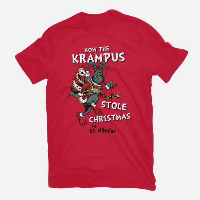 How The Krampus Stole Christmas-youth basic tee-Nemons