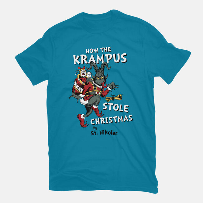 How The Krampus Stole Christmas-unisex basic tee-Nemons