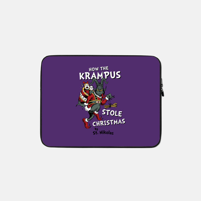 How The Krampus Stole Christmas-none zippered laptop sleeve-Nemons