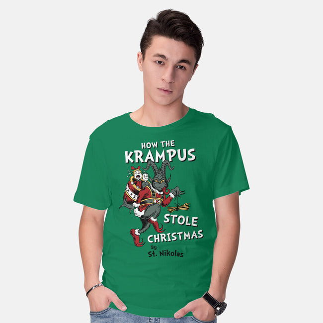 How The Krampus Stole Christmas-mens basic tee-Nemons