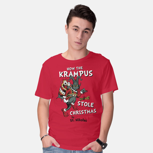 How The Krampus Stole Christmas-mens basic tee-Nemons