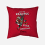 How The Krampus Stole Christmas-none removable cover w insert throw pillow-Nemons