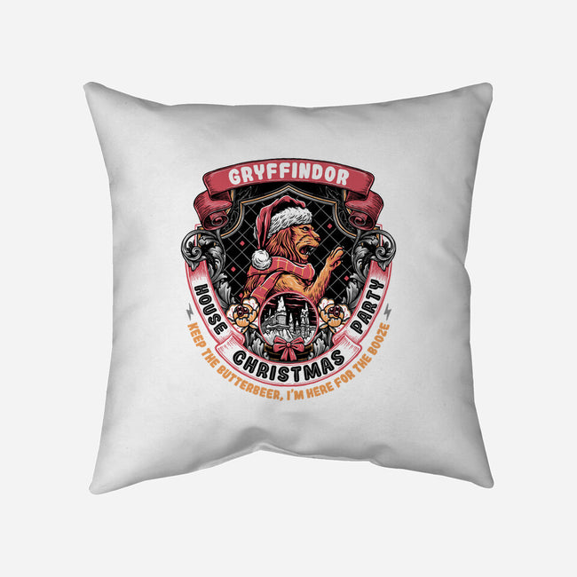 Holidays At The Gryffindor House-none removable cover throw pillow-glitchygorilla