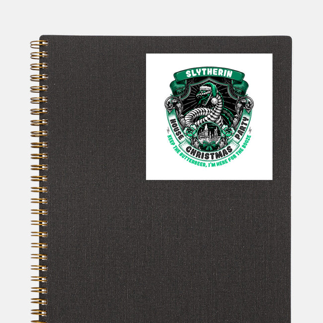 Holidays At The Slytherin House-none glossy sticker-glitchygorilla