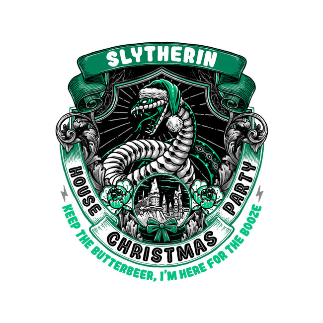 Holidays At The Slytherin House-unisex kitchen apron-glitchygorilla