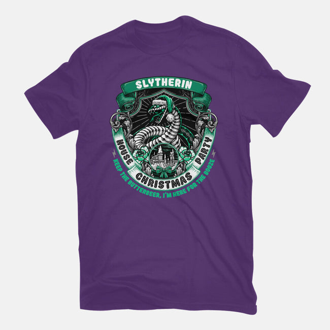 Holidays At The Slytherin House-womens fitted tee-glitchygorilla