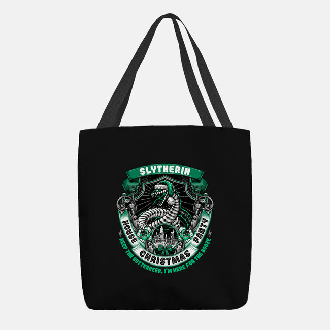 Holidays At The Slytherin House-none basic tote bag-glitchygorilla