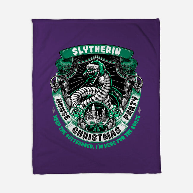 Holidays At The Slytherin House-none fleece blanket-glitchygorilla