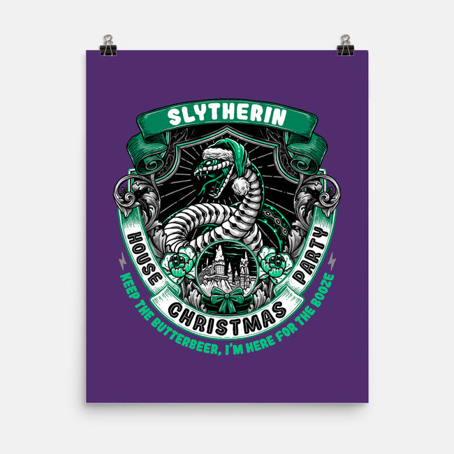 Holidays At The Slytherin House-none matte poster-glitchygorilla