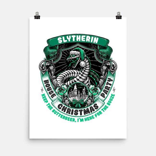 Holidays At The Slytherin House-none matte poster-glitchygorilla