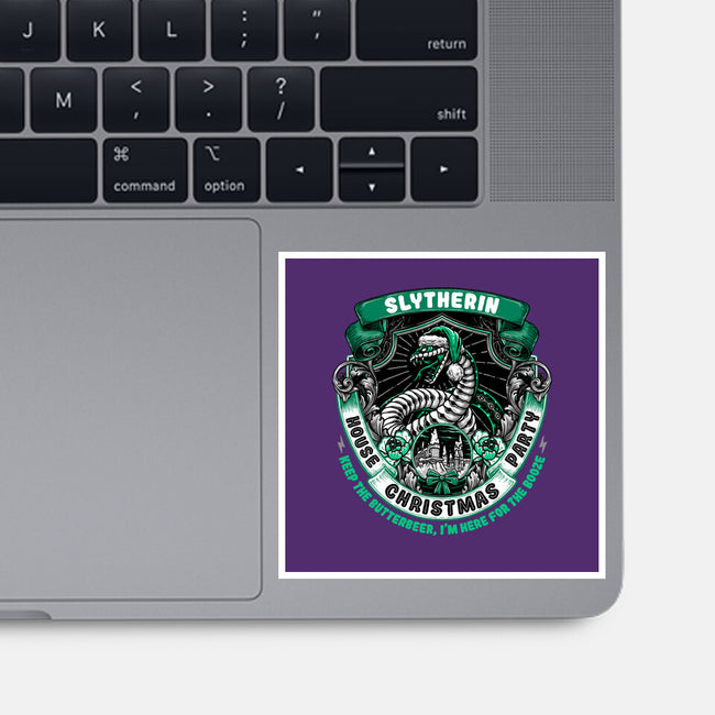 Holidays At The Slytherin House-none glossy sticker-glitchygorilla