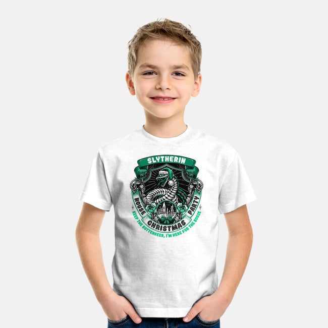 Holidays At The Slytherin House-youth basic tee-glitchygorilla