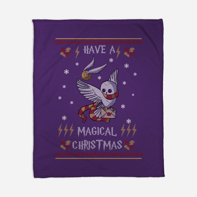 Have A Magical Christmas-none fleece blanket-fanfabio