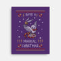 Have A Magical Christmas-none stretched canvas-fanfabio