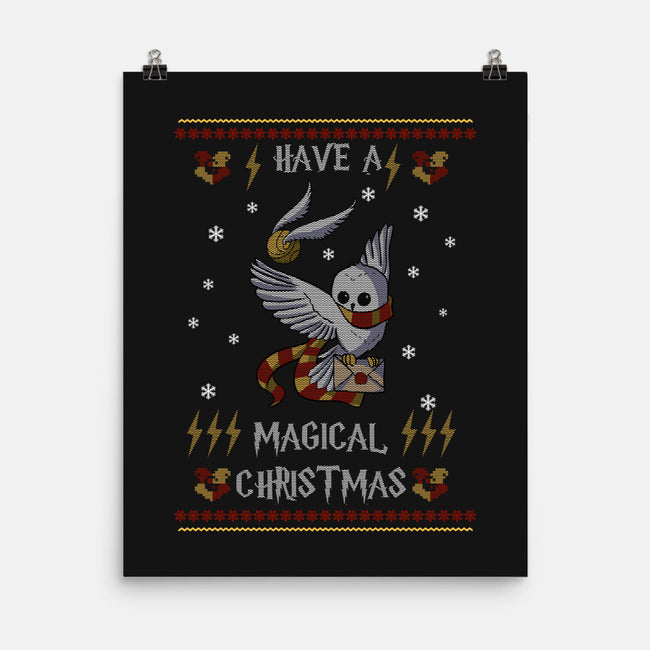 Have A Magical Christmas-none matte poster-fanfabio
