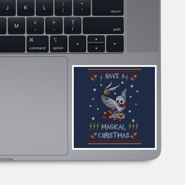 Have A Magical Christmas-none glossy sticker-fanfabio