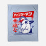 Happy Pochita-none fleece blanket-spoilerinc
