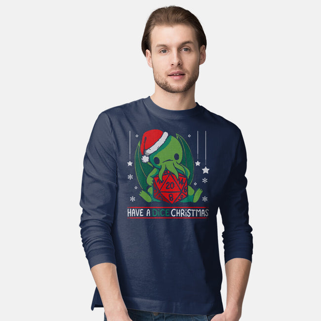 Have A Dice Christmas-mens long sleeved tee-Vallina84