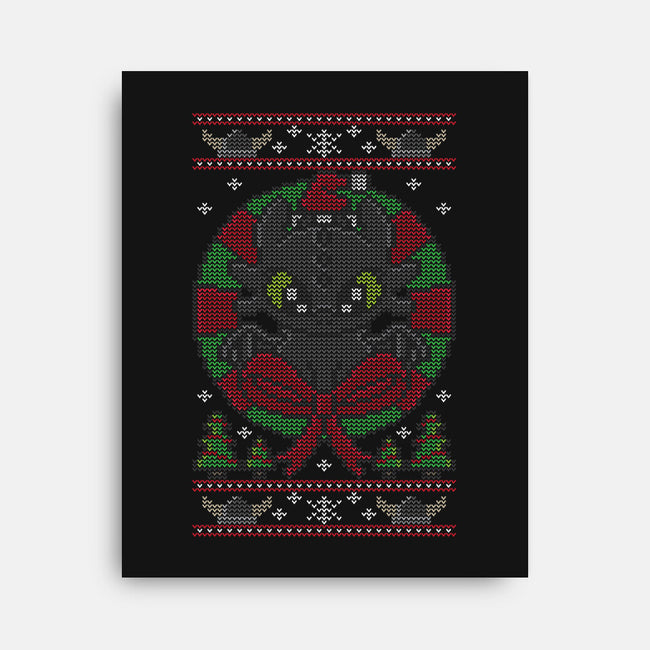 Toothlessmas-none stretched canvas-jrberger