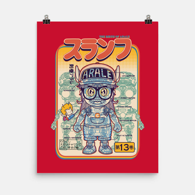 The Birth Of Arale-none matte poster-eggzoo