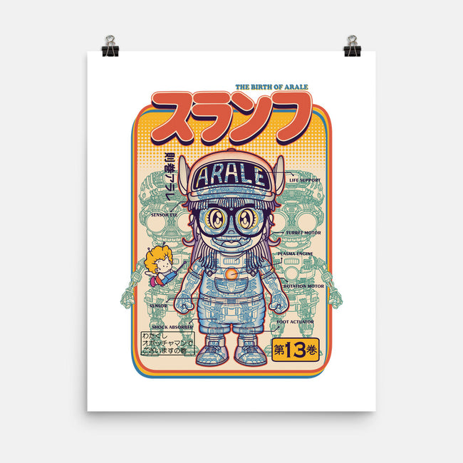 The Birth Of Arale-none matte poster-eggzoo