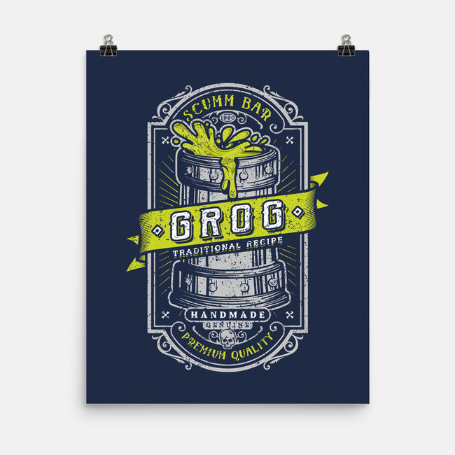 Genuine Grog-none matte poster-Olipop