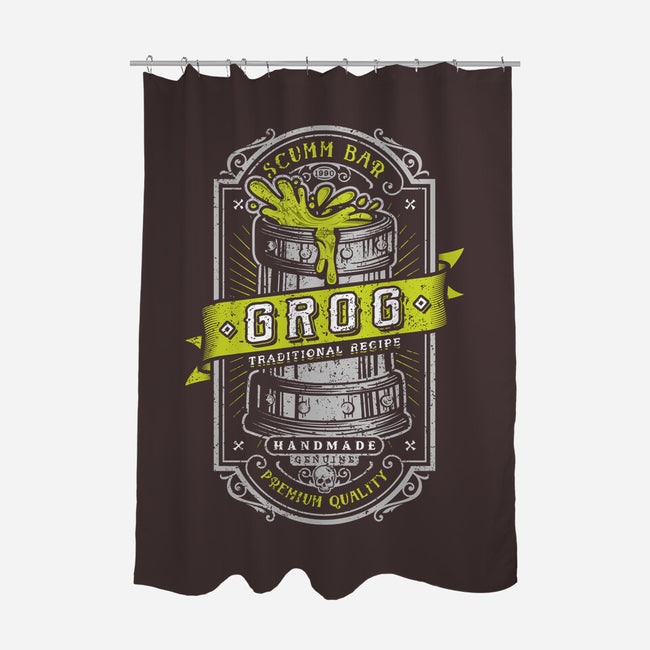 Genuine Grog-none polyester shower curtain-Olipop
