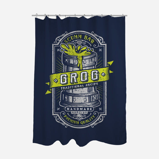 Genuine Grog-none polyester shower curtain-Olipop