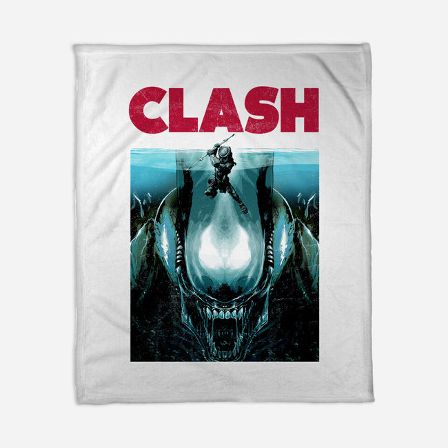 Clash-none fleece blanket-clingcling