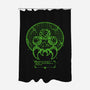 Enemy Detected-none polyester shower curtain-Douglasstencil